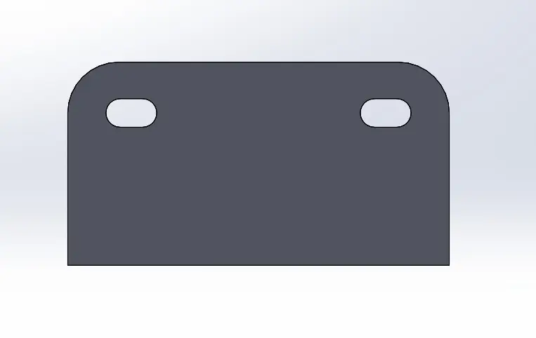 [CSW-0033] Purlin Tab 8 inch Wall (3/16)